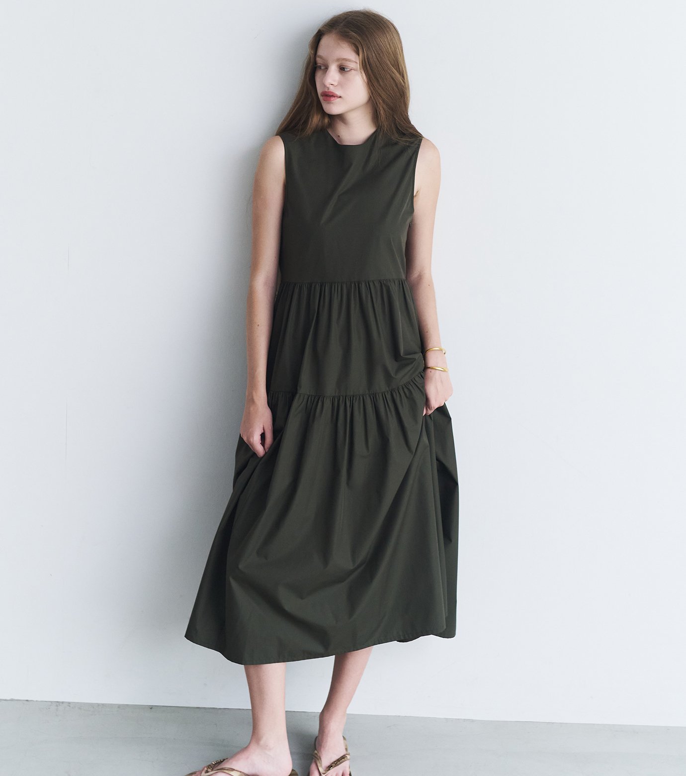ル シェル ブルー - LE CIEL BLEU | Sleeveless Dress w/Bow | RESTIR