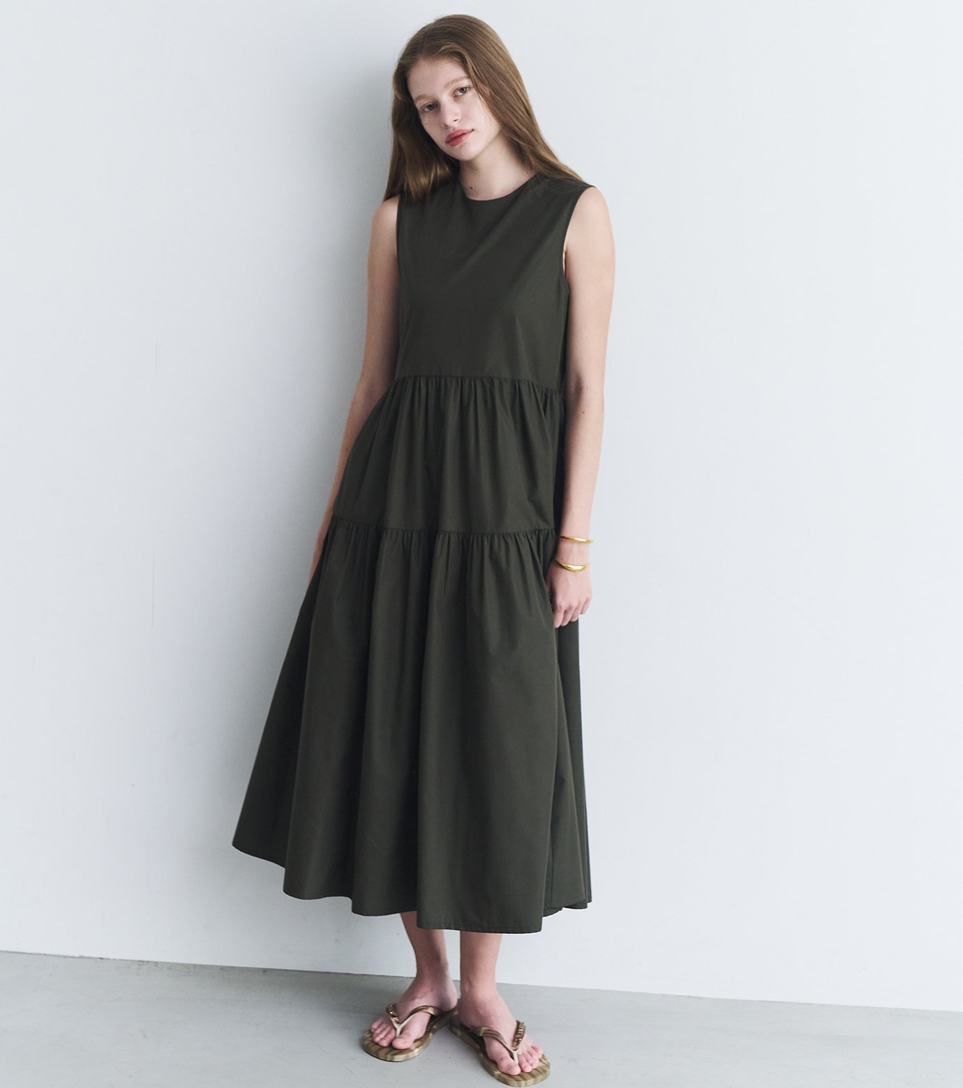 ル シェル ブルー - LE CIEL BLEU | Sleeveless Dress w/Bow | RESTIR
