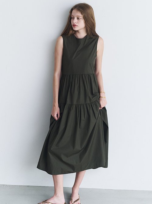 ル シェル ブルー - LE CIEL BLEU | Sleeveless Dress w/Bow | RESTIR
