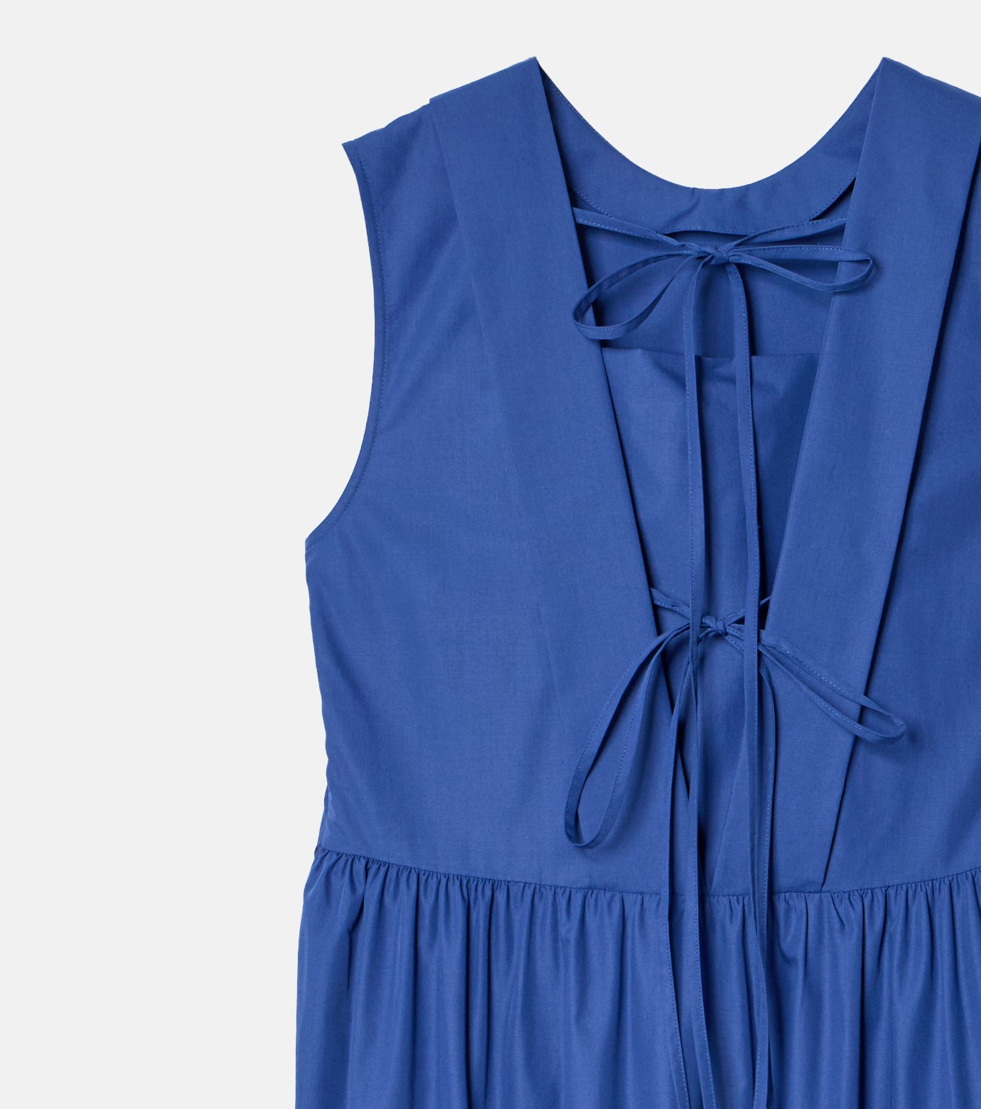 ル シェル ブルー - LE CIEL BLEU | Sleeveless Dress w/Bow | RESTIR