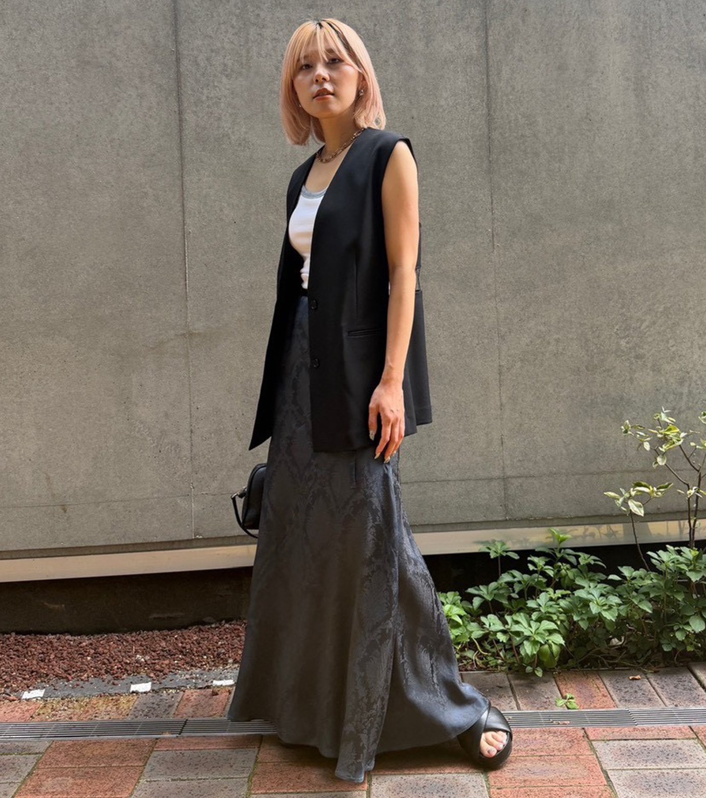 ル シェル ブルー - LE CIEL BLEU | Fluid Satin Maxi | RESTIR リステア
