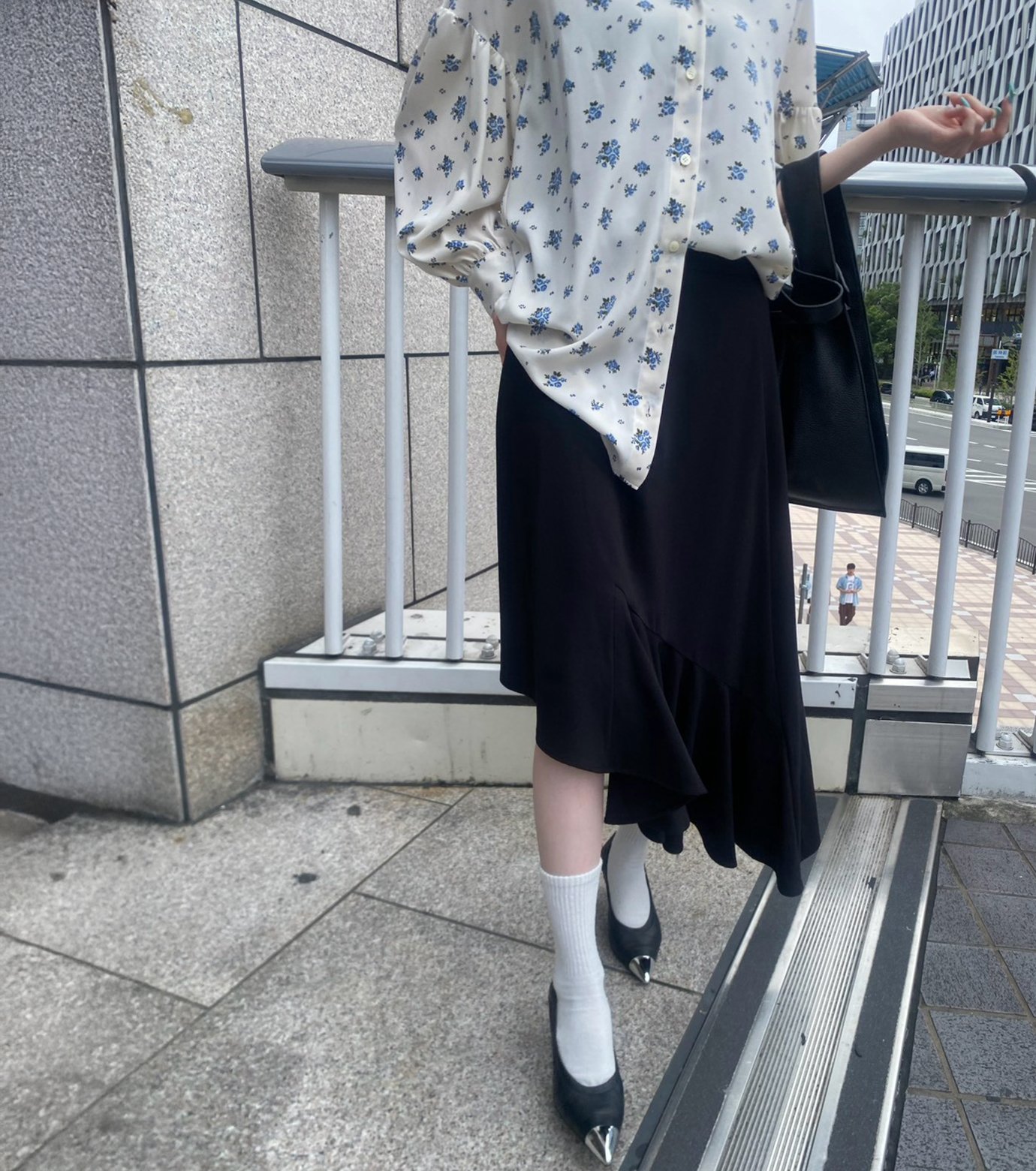ル シェル ブルー - LE CIEL BLEU | Asymmetric Hem | RESTIR リステア