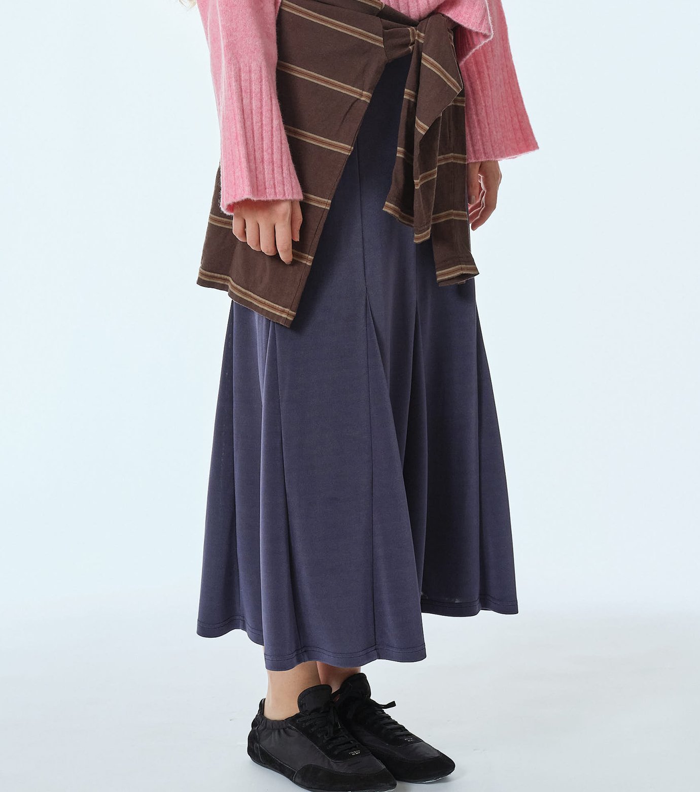 ル シェル ブルー - LE CIEL BLEU | Glossy Jersey Maxi | RESTIR リステア