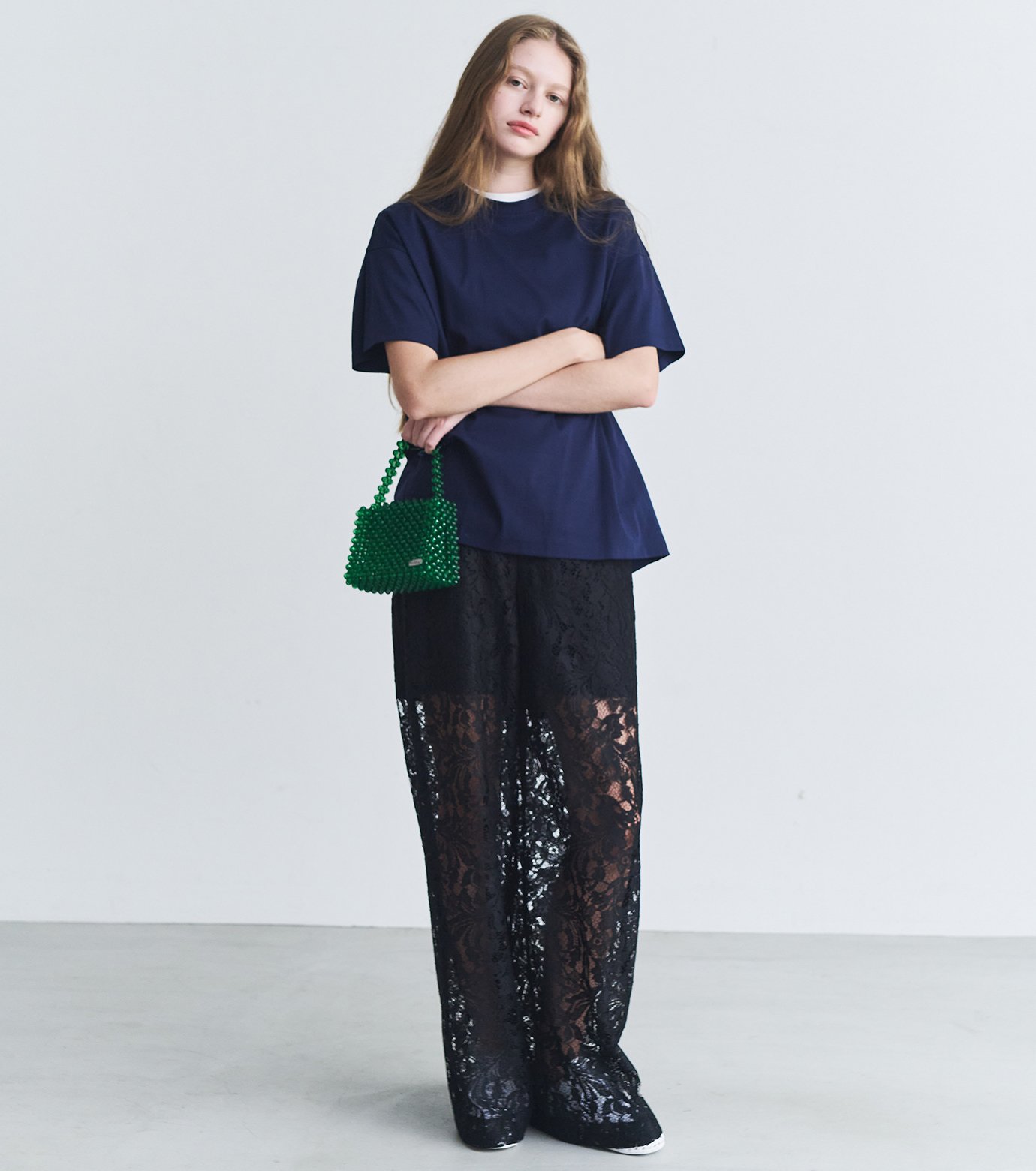 ル シェル ブルー - LE CIEL BLEU | Sheer Floral Lace | RESTIR リステア