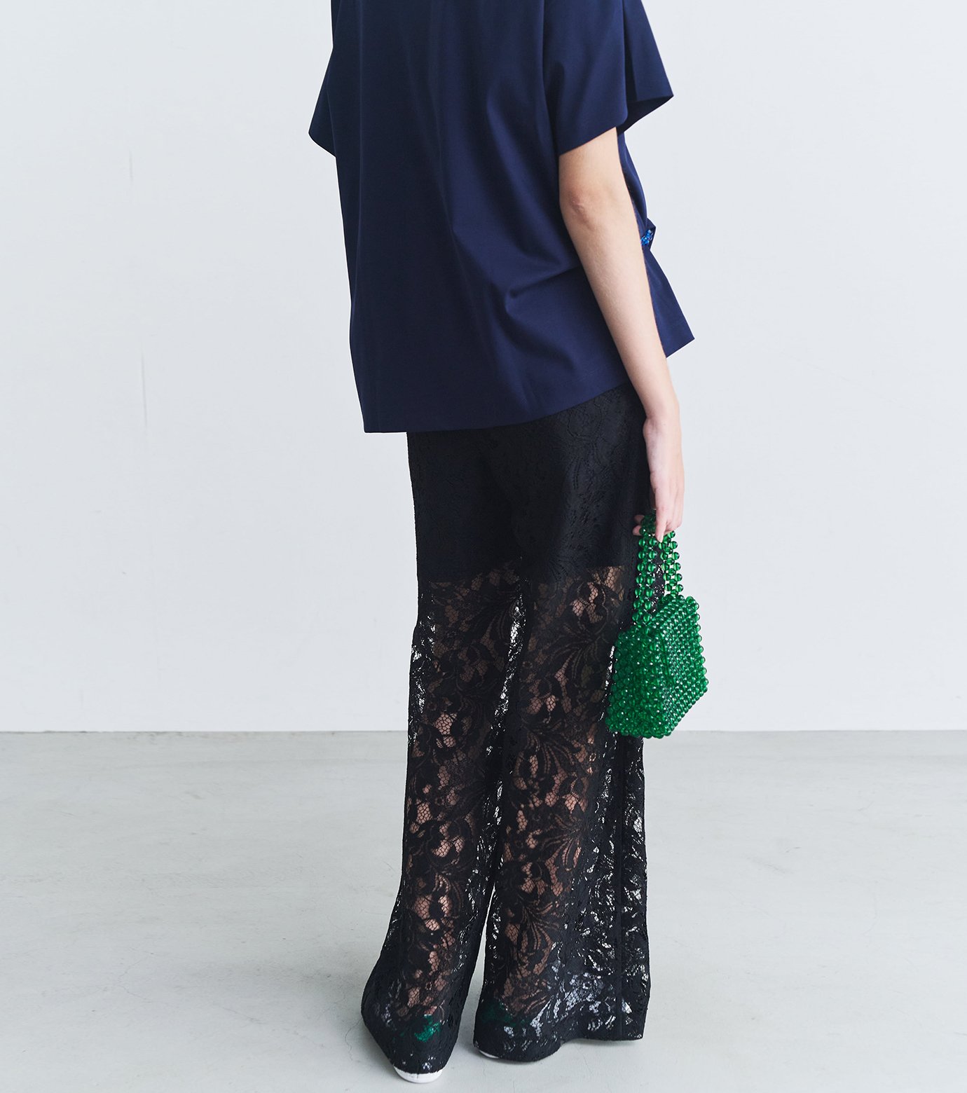 ル シェル ブルー - LE CIEL BLEU | Sheer Floral Lace | RESTIR リステア
