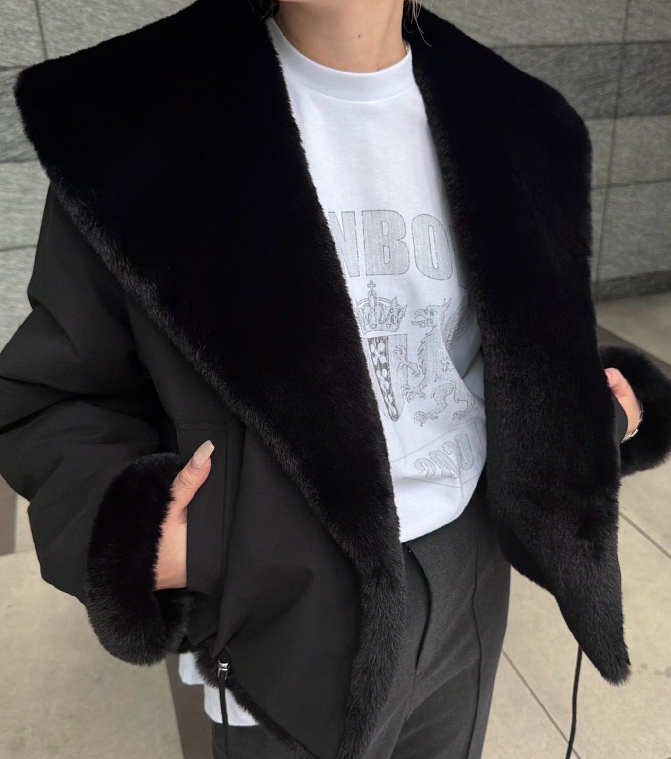 ル シェル ブルー - LE CIEL BLEU | Reversible Faux Fur | RESTIR