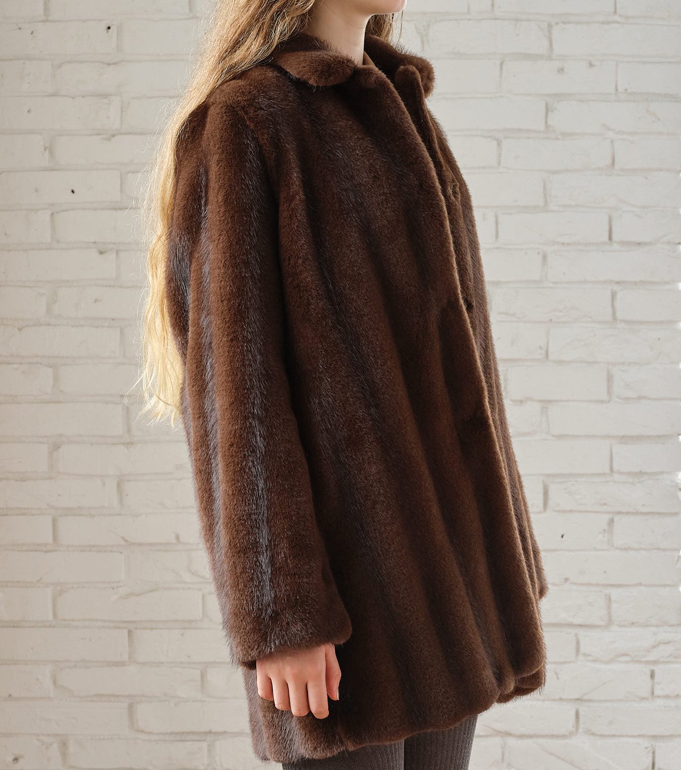ル シェル ブルー - LE CIEL BLEU | Faux Mink Short | RESTIR リステア