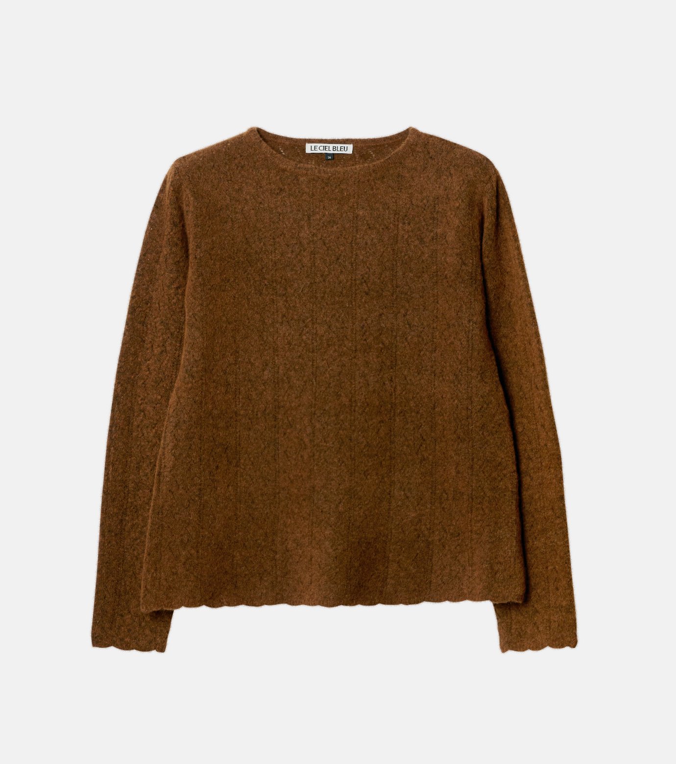 ル シェル ブルー - LE CIEL BLEU | Lace Knit A-line | RESTIR リステア