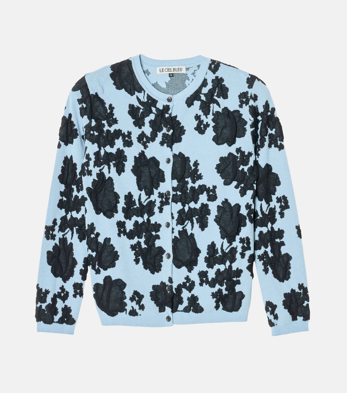 ル シェル ブルー - LE CIEL BLEU | Flower Jacquard | RESTIR リステア