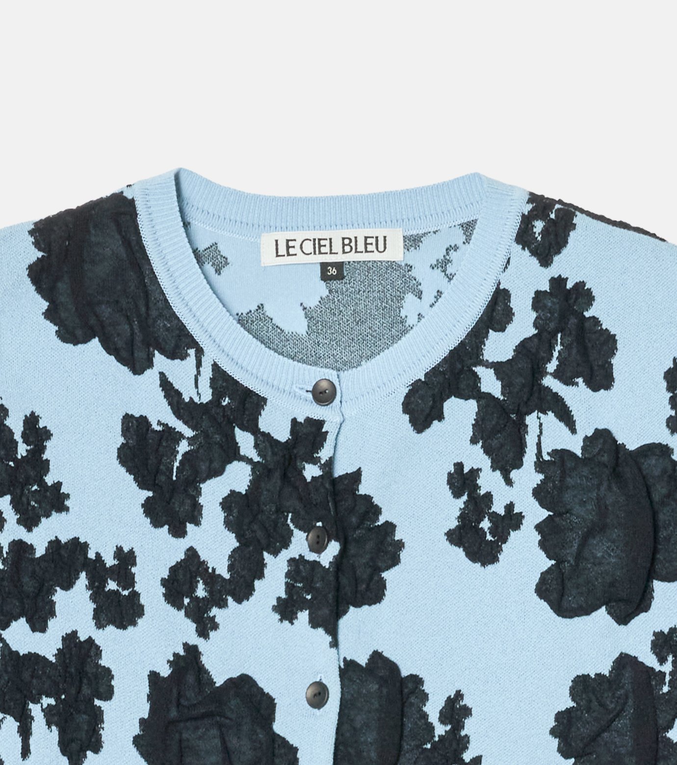 ル シェル ブルー - LE CIEL BLEU | Flower Jacquard | RESTIR リステア