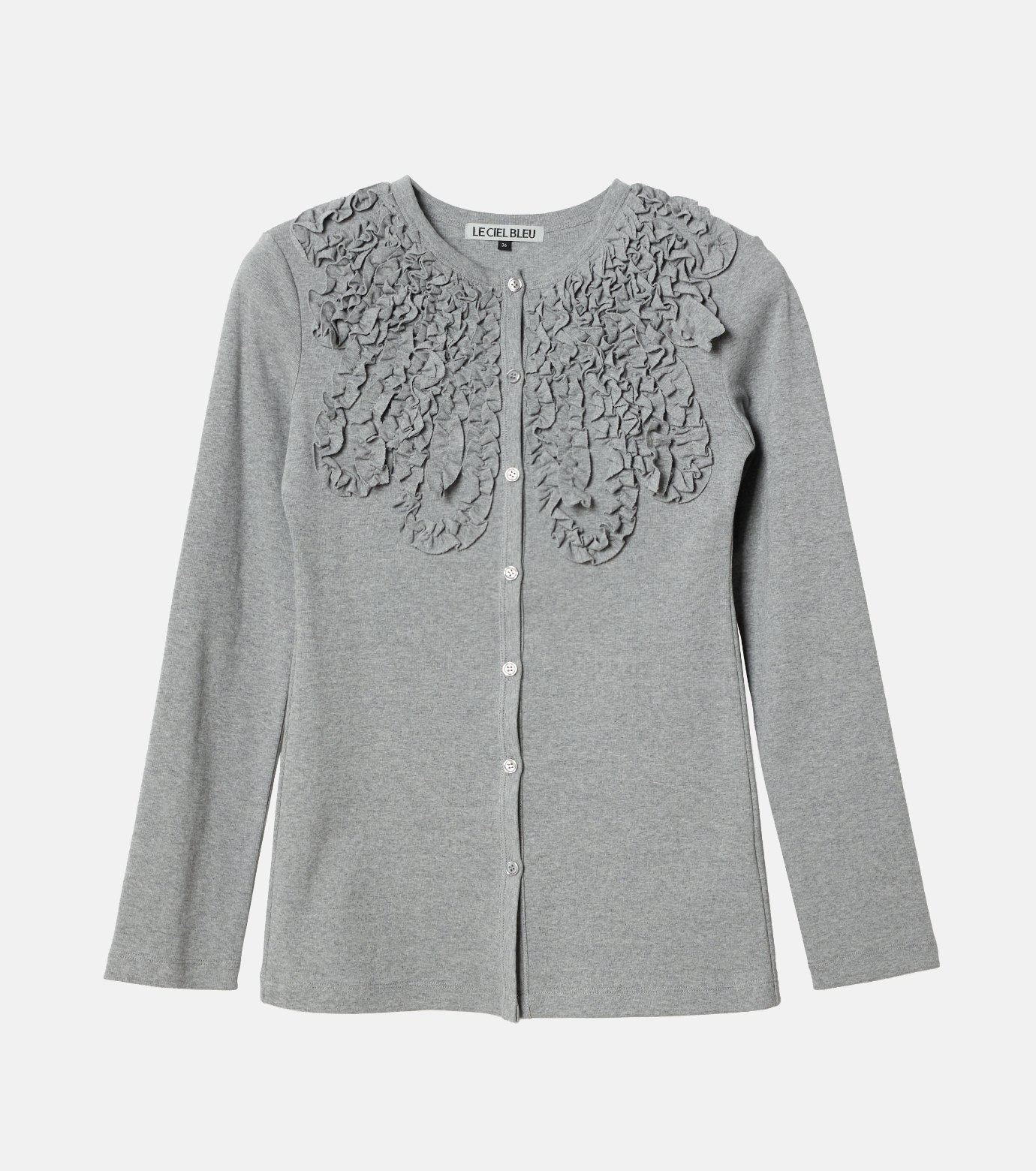 ル シェル ブルー - LE CIEL BLEU | Frill Detail Jersey | RESTIR