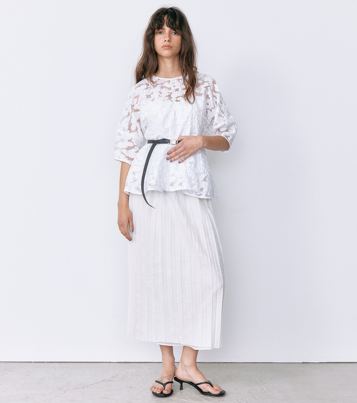 ル シェル ブルー - LE CIEL BLEU | Sheer Jacquard | RESTIR リステア