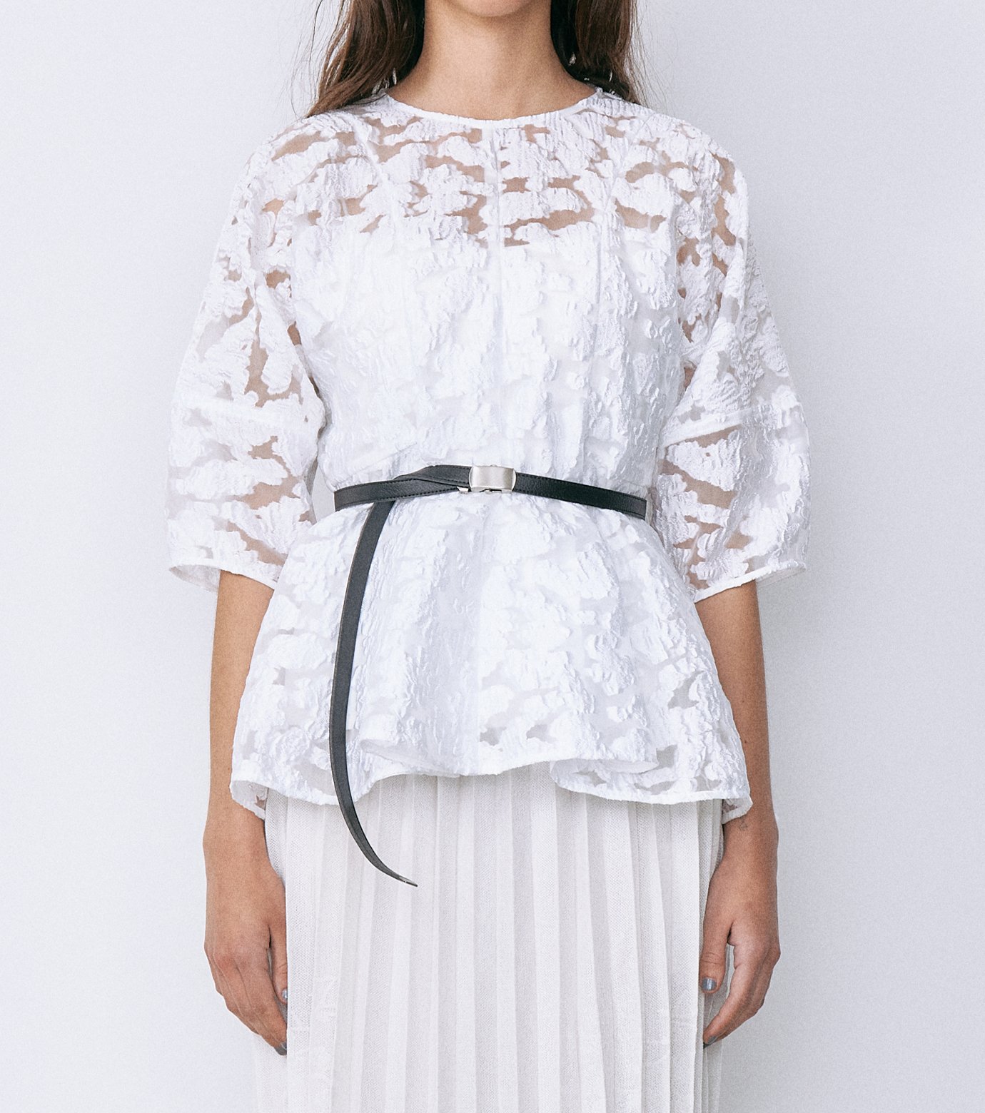 ル シェル ブルー - LE CIEL BLEU | Sheer Jacquard | RESTIR リステア