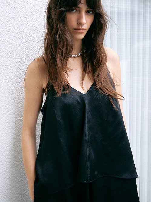 あべし　ルシェルブルー★Asymmetric Cable Vest LE CIEL BLEU - あべし様専用 ルシェルブルー☆Asymmetric Cable Vest