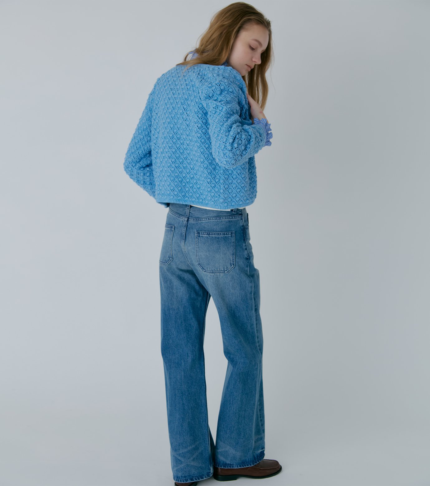 ル シェル ブルー - LE CIEL BLEU | Mid-Rise Bootcut | RESTIR リステア