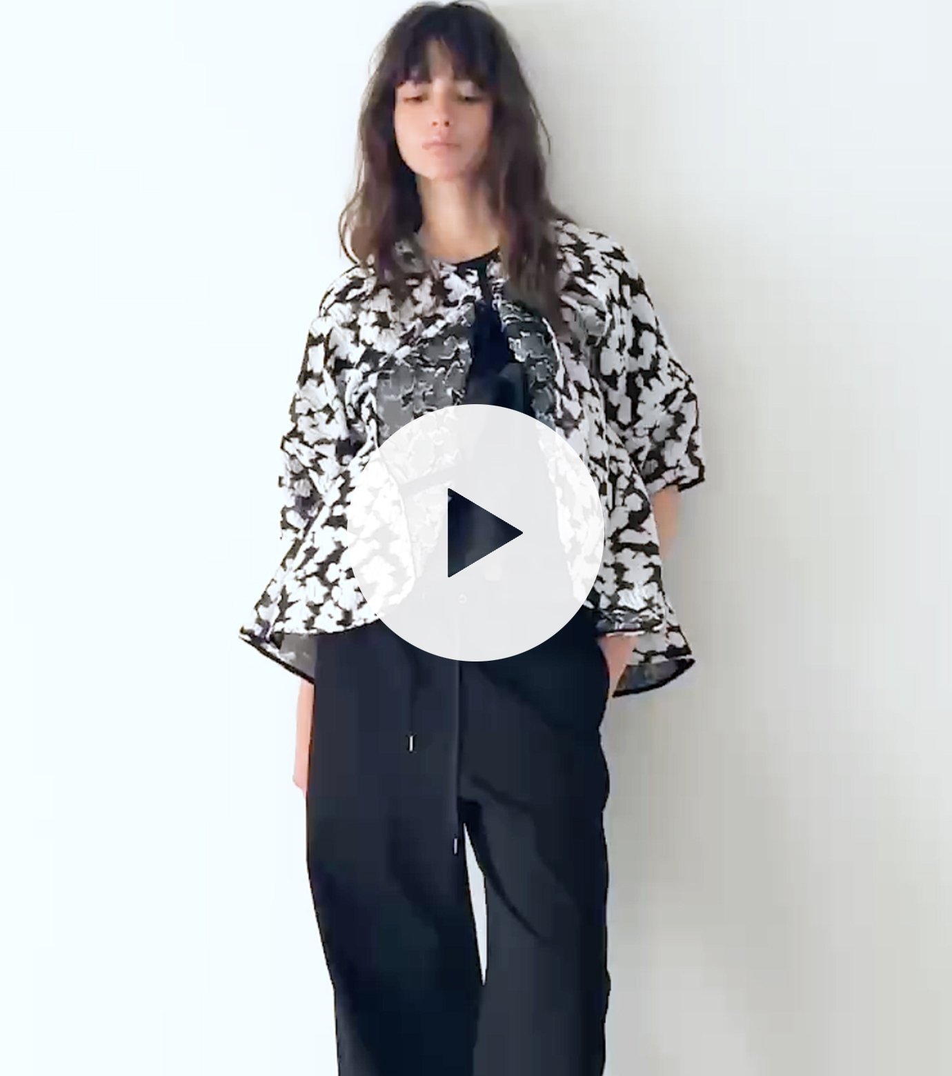 ル シェル ブルー - LE CIEL BLEU | Track Pants-Black-36Pの通販 