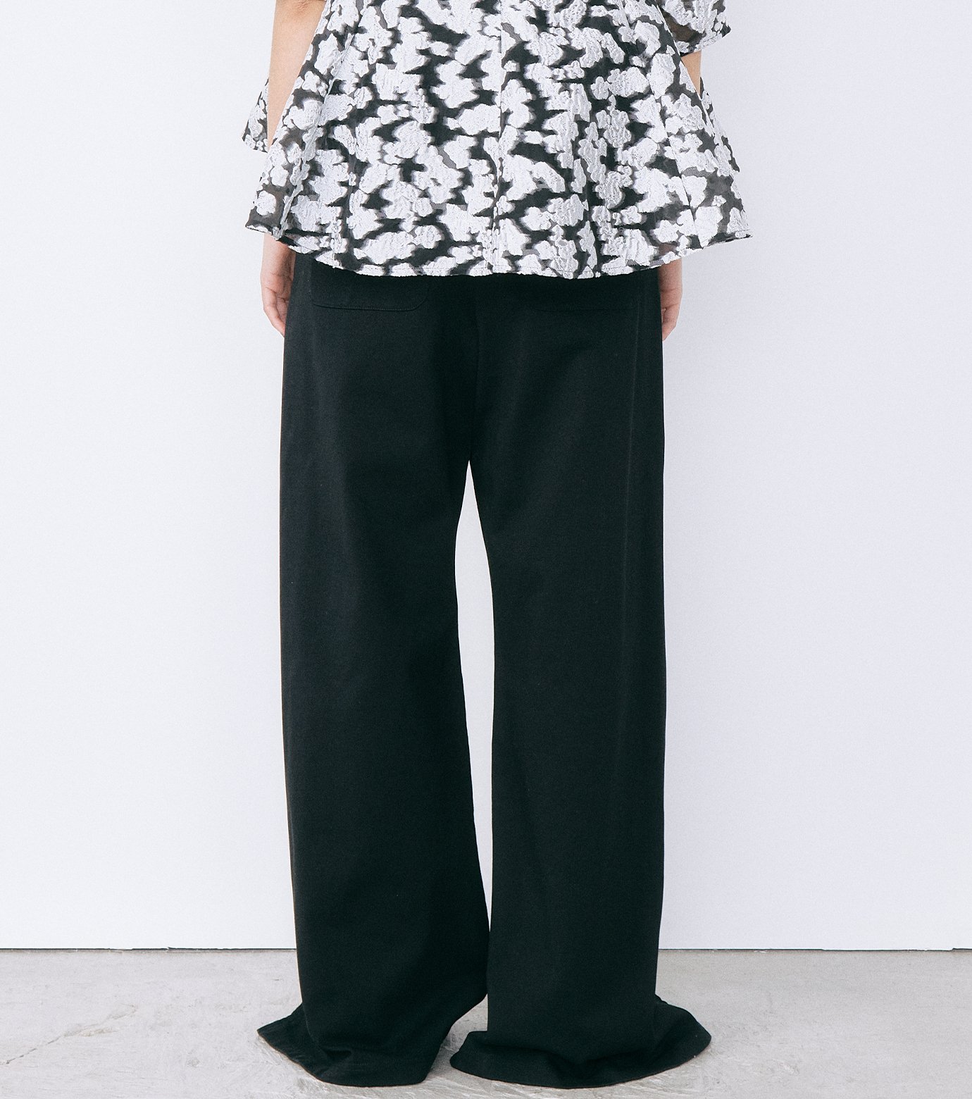 ル シェル ブルー - LE CIEL BLEU | Track Pants-Black-36Pの通販 