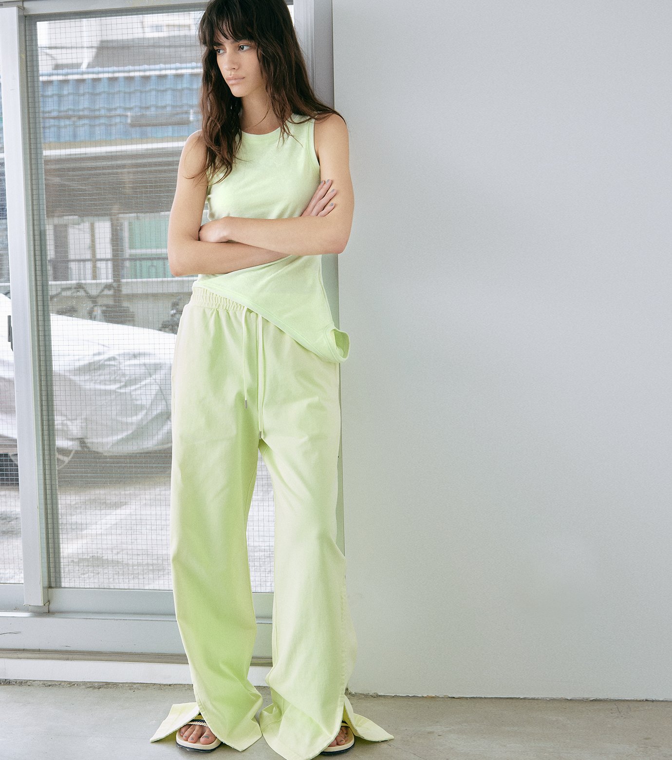 ル シェル ブルー - LE CIEL BLEU | Track Pants-Light | RESTIR リステア
