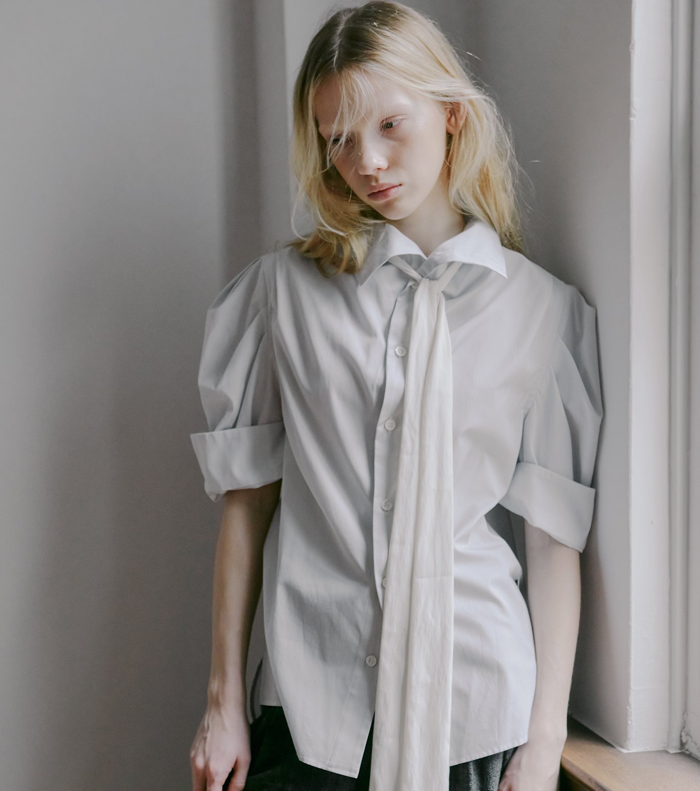 アイレネ - IRENENNE | Tuck-Sleeve Short Sleeve | RESTIR リステア