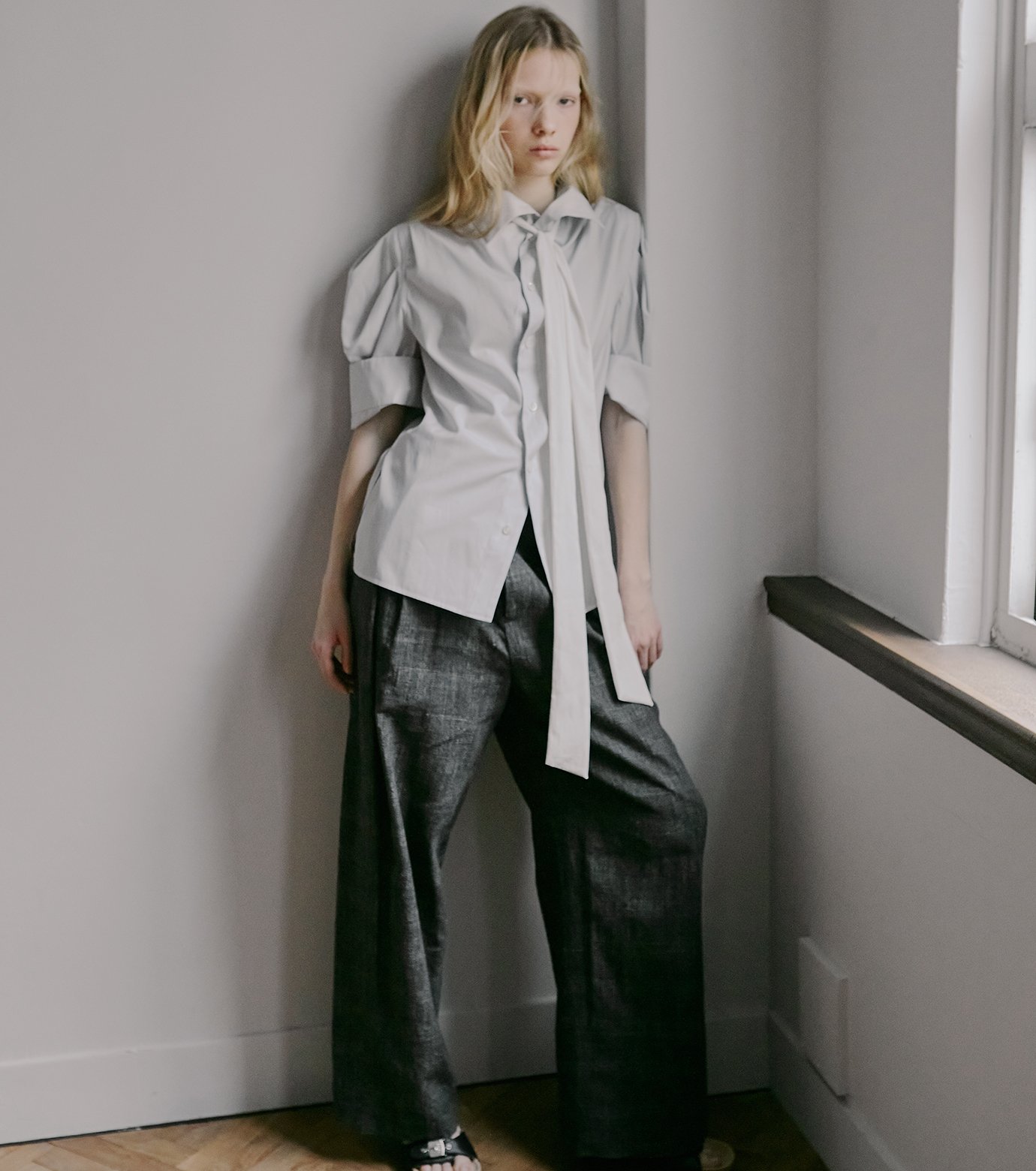アイレネ - IRENENNE | Tuck-Sleeve Short Sleeve | RESTIR リステア