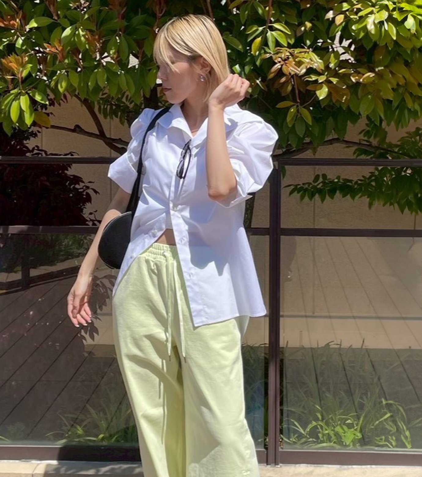 アイレネ - IRENENNE | Tuck-Sleeve Short Sleeve | RESTIR リステア