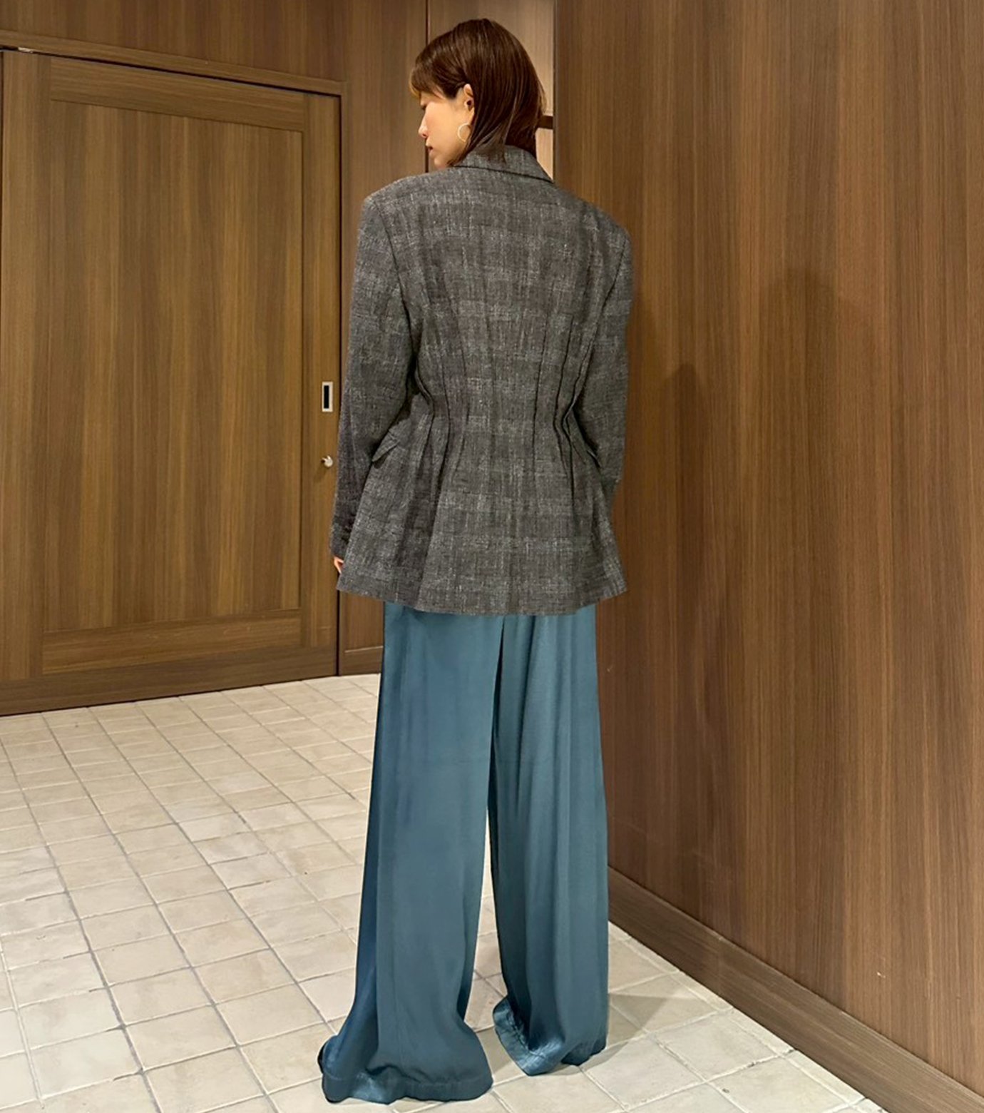 アイレネ - IRENENNE | 【セットアップ対応】Jacquard Tuck-Detail