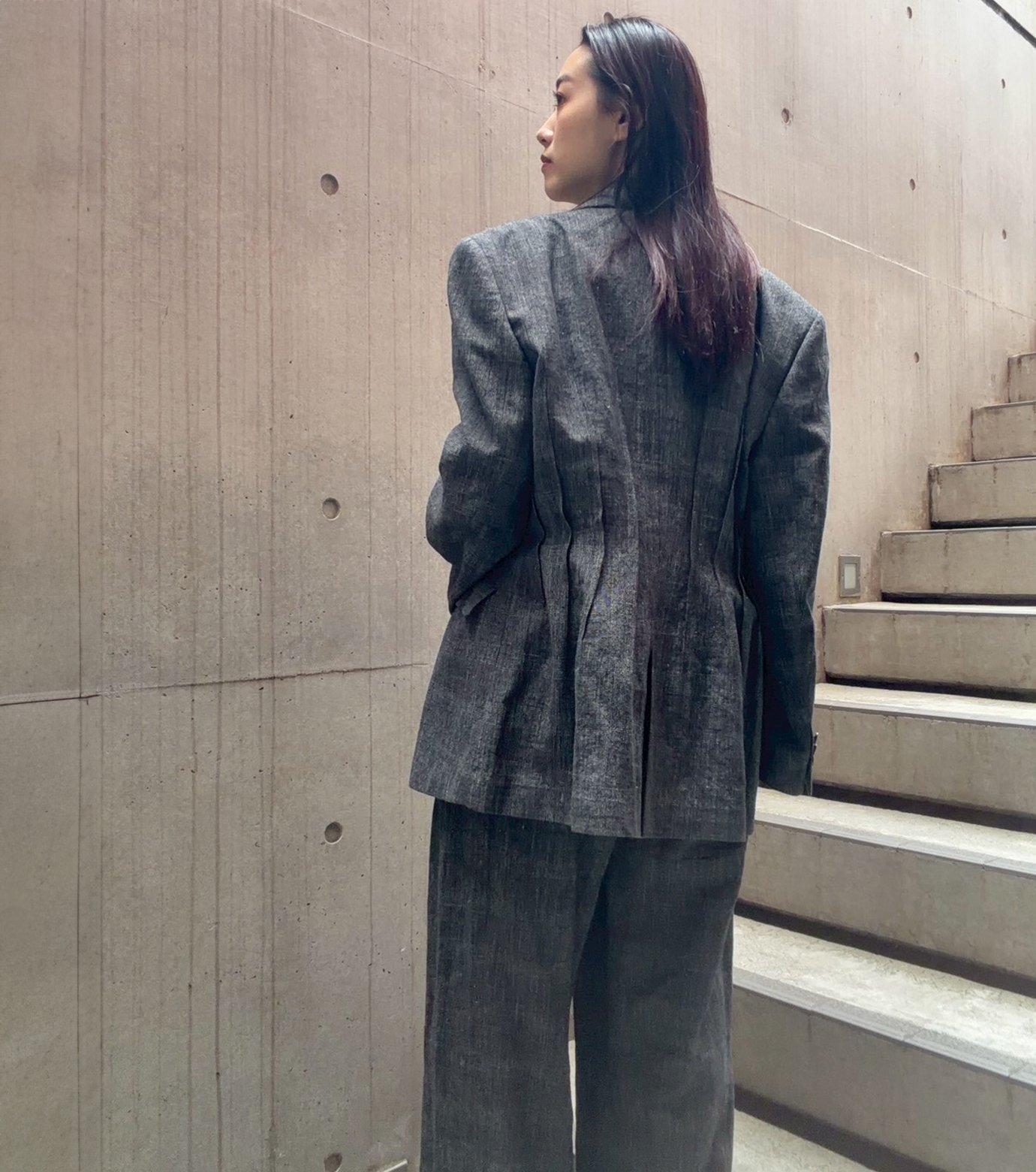 アイレネ - IRENENNE | 【セットアップ対応】Jacquard Tuck-Detail