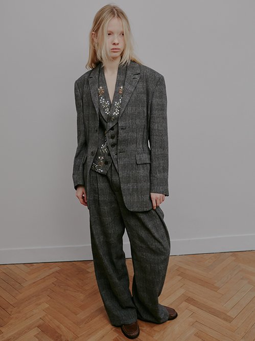 アイレネ - IRENENNE | 【セットアップ対応】Jacquard Tuck-Detail