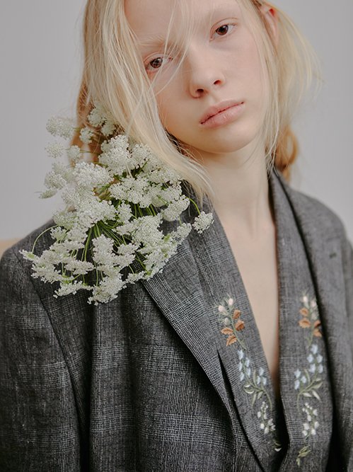アイレネ - IRENENNE | 【セットアップ対応】Jacquard Tuck-Detail