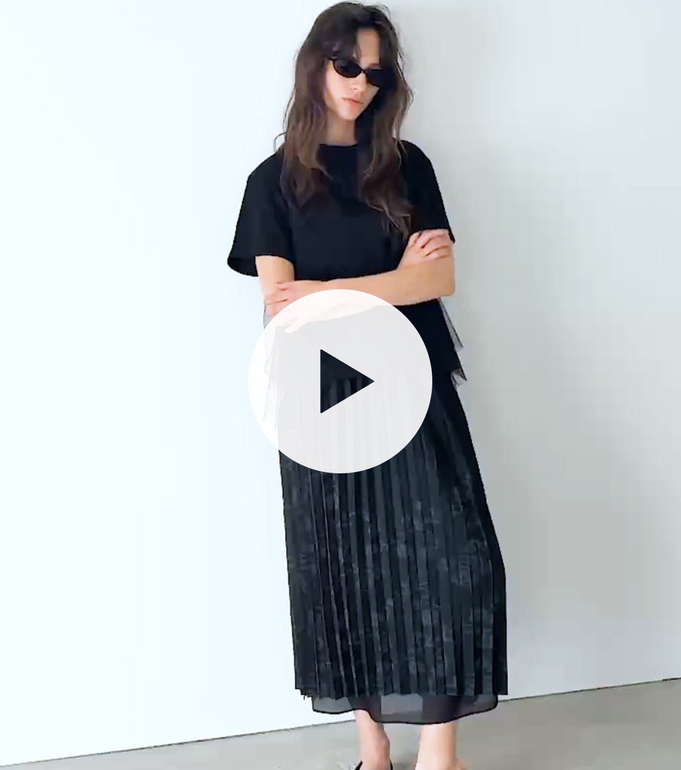 アイレネ - IRENENNE | Floral Jacquard Pleated Knit | RESTIR リステア