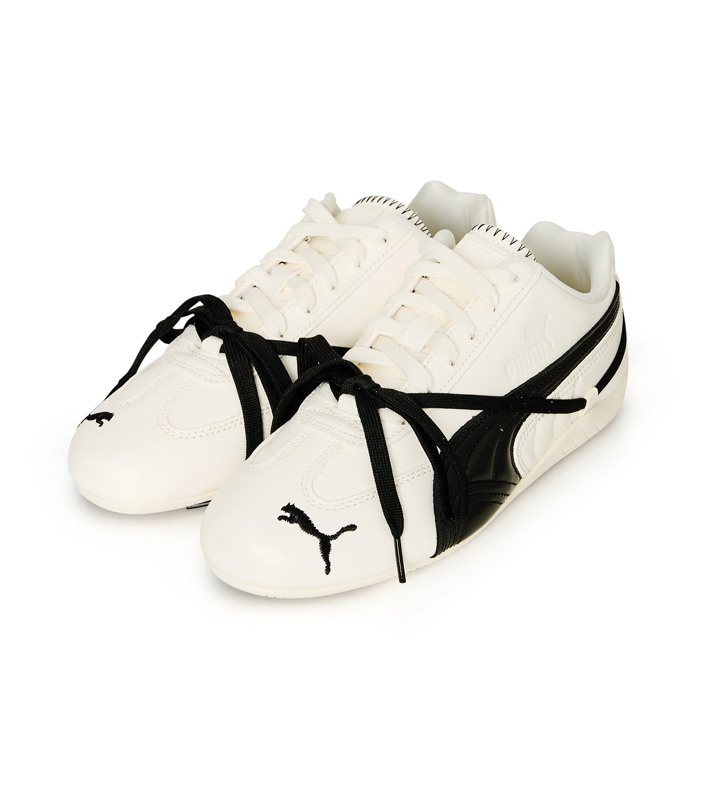 靴 PUMA SPEEDCAT LEA x ROSE 24.0 PUMA x ROSÉ Speedcat Lea Sneakers Women | Warm White-PUMA