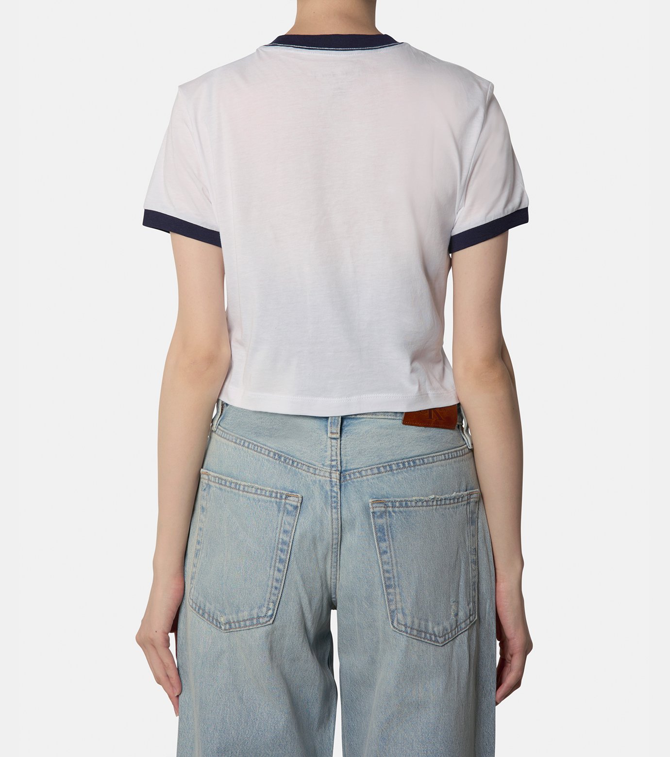 カルバン クライン - CALVIN KLEIN | SS DRAPEY JERSEY CROP
