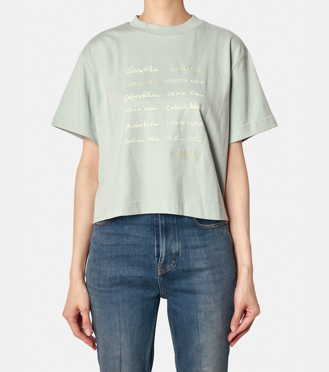 カルバン クライン - CALVIN KLEIN | SS CROPPED BOXY GRAPHIC 