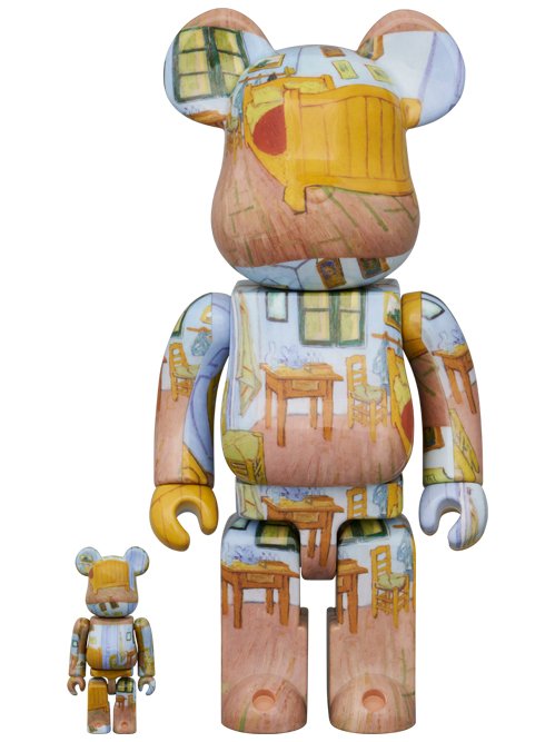 MEDICOM TOY BE＠RBRICK Van Gogh Museum Van Gogh "The Bedroom" 100％ & 400％