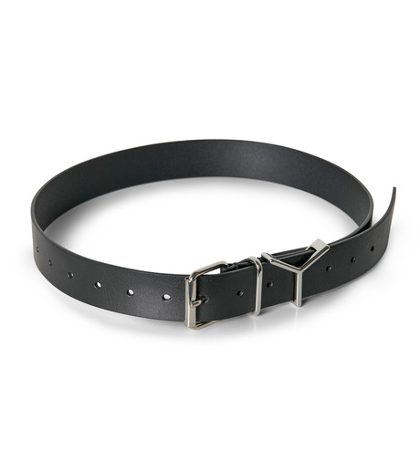Y/PROJECT レザー ベルト 621BE002 ワイ プロジェクト - Y/PROJECT | Y Heart Belt 25mm-Black-Fの