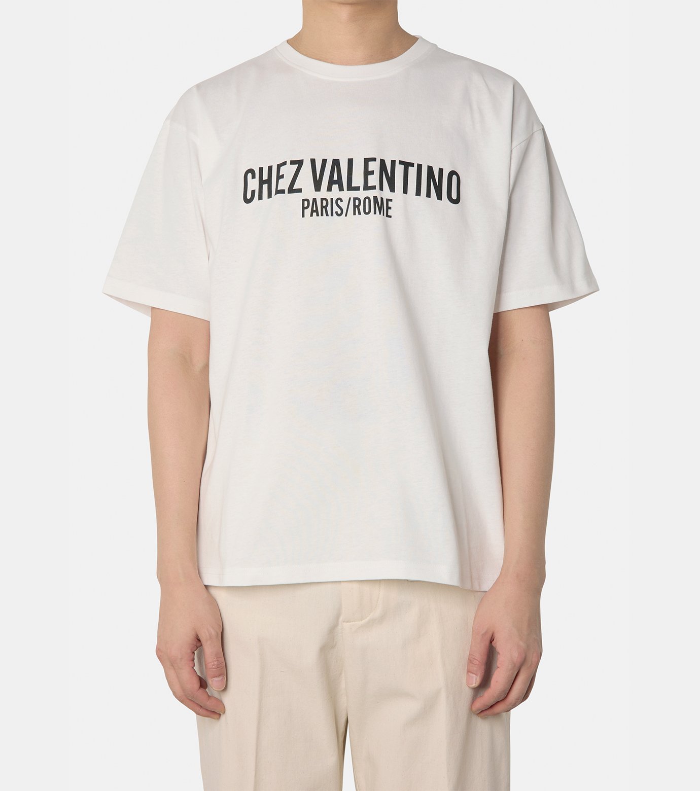 ヴァレンティノ - VALENTINO | COTTON JERSEY T-SHIRT-White-Mの通販