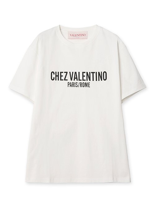 ヴァレンティノ - VALENTINO | COTTON JERSEY T-SHIRT-White-Mの