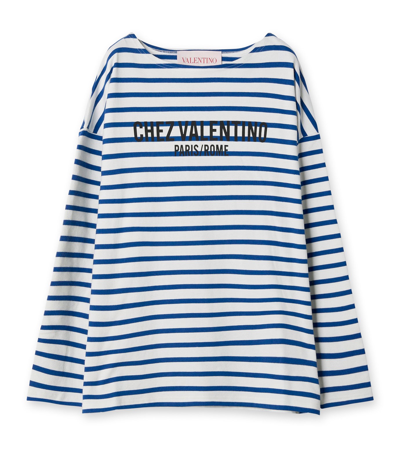 Tシャツ・カットソー VALENTINO Striped cotton t-shirt ヴァレンティノ - VALENTINO | COTTON JERSEY STRIPED | RESTIR