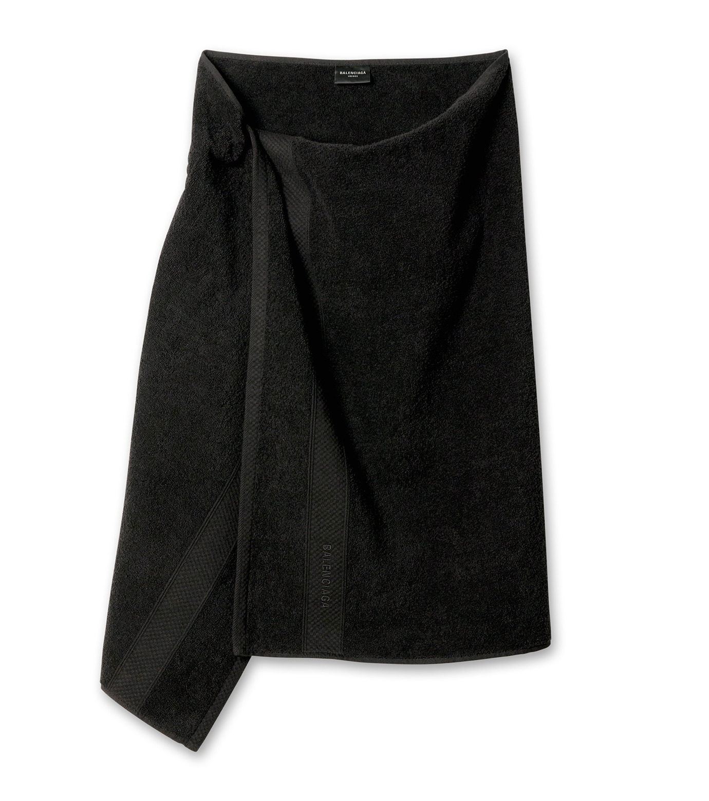バレンシアガ コットンスカート バレンシアガ - BALENCIAGA | COTTON TOWEL Skirt-Black-Sの通販