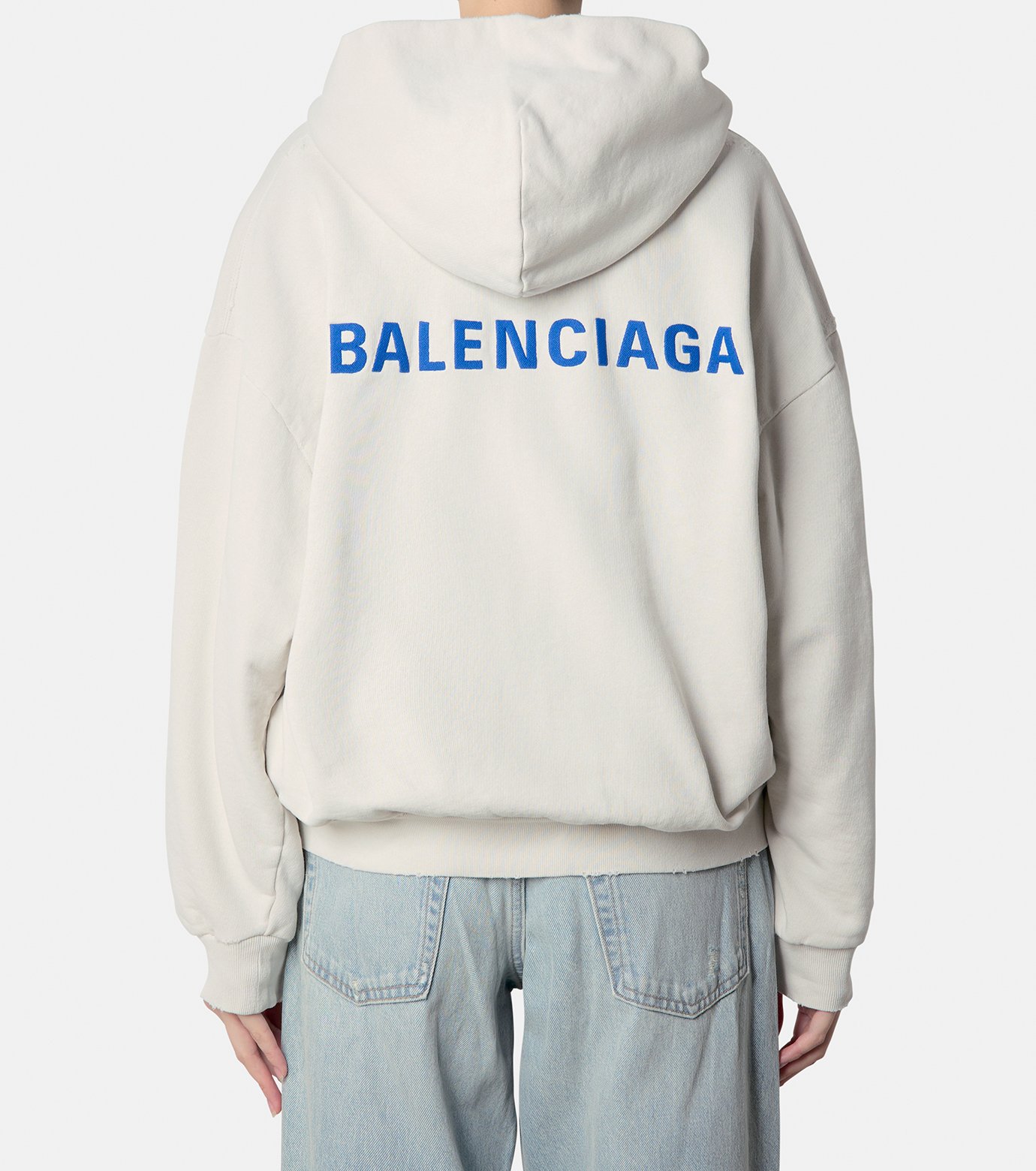 ブルゾン BALENCIAGA REGULAR FIT ZIP HOODIE BALENCIAGA BACK BALENCIAGA]Regular Zip-Up Hoodie/BLACK(803264-TRVA4) – R&Co.