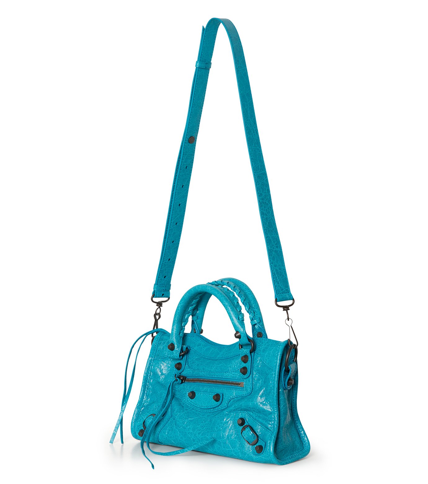 BALENCIAGA ミニシティ　アイスブルー BALENCIAGA バレンシアガ クラシック ミニ シティ 2WAY