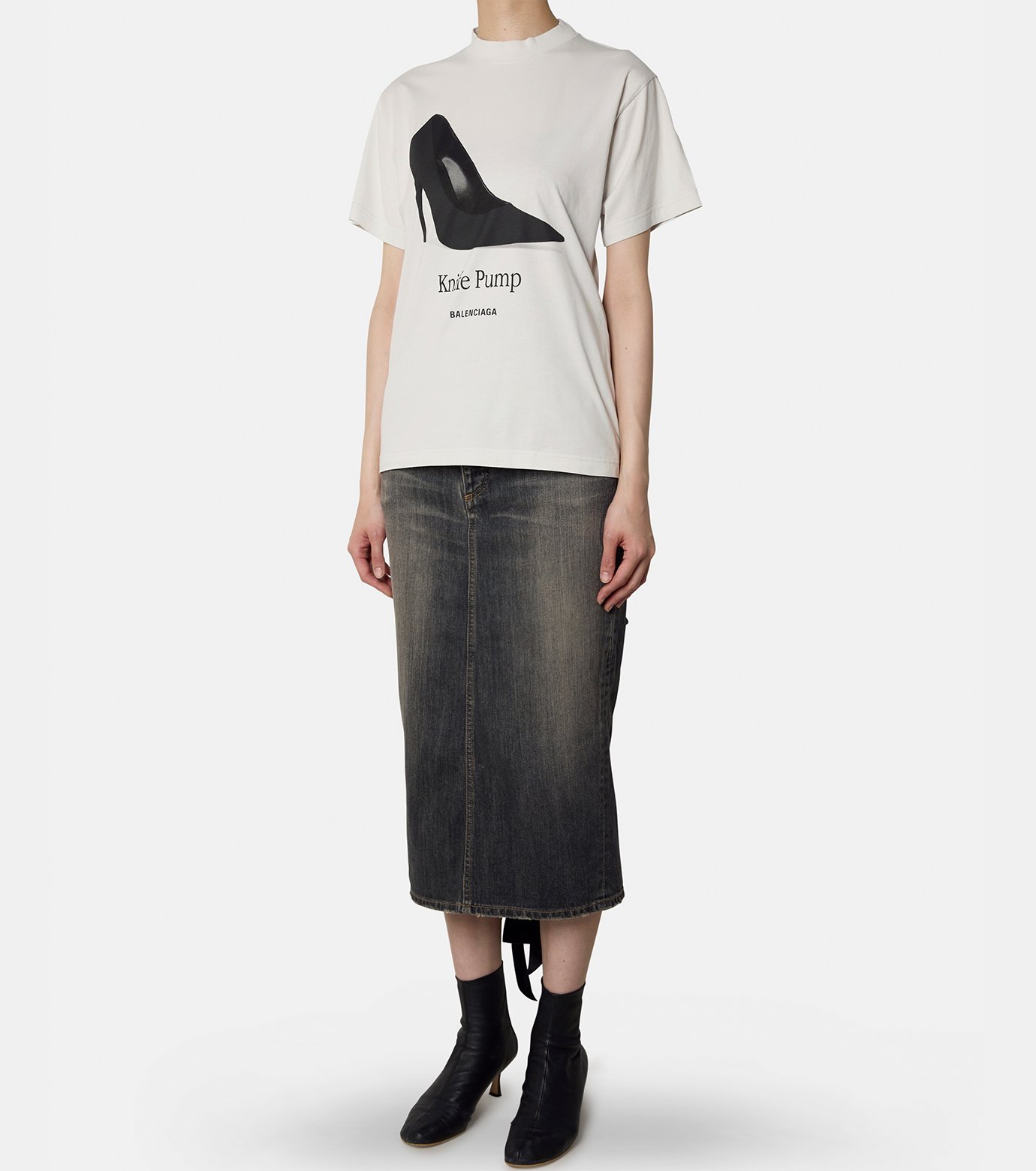 バレンシアガ - BALENCIAGA | Knife Pump Small Fit T-shirt-Off