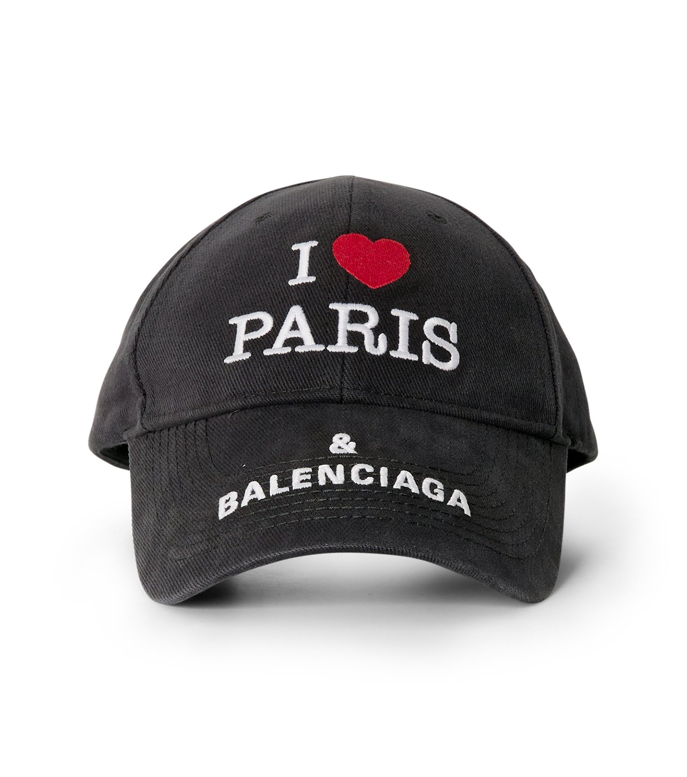 バレンシアガ - BALENCIAGA | Cap I Love Paris &-Black-Mの通販