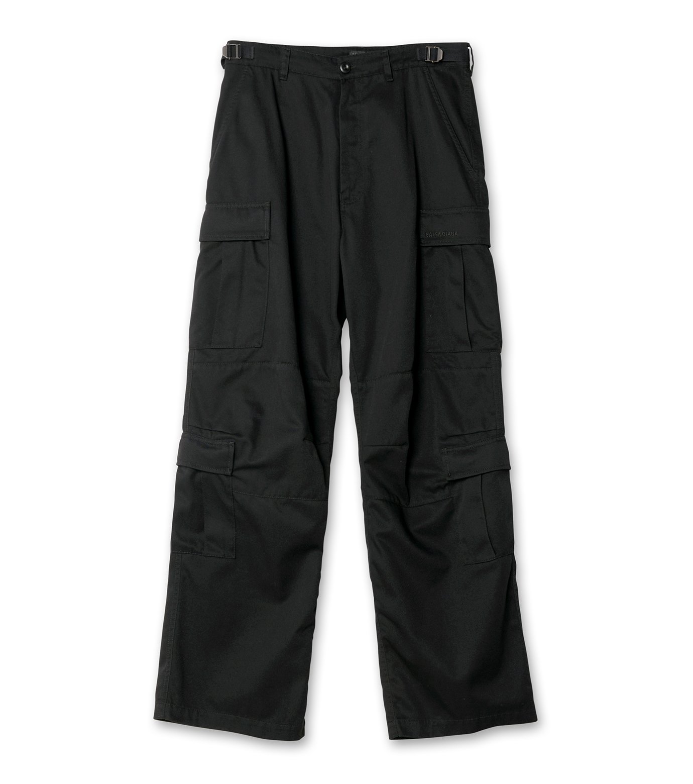 【BALENCIAGA】レギュラーフィット カーゴパンツ ブラック Balenciaga カーゴパンツ | ブラック | FARFETCH JP