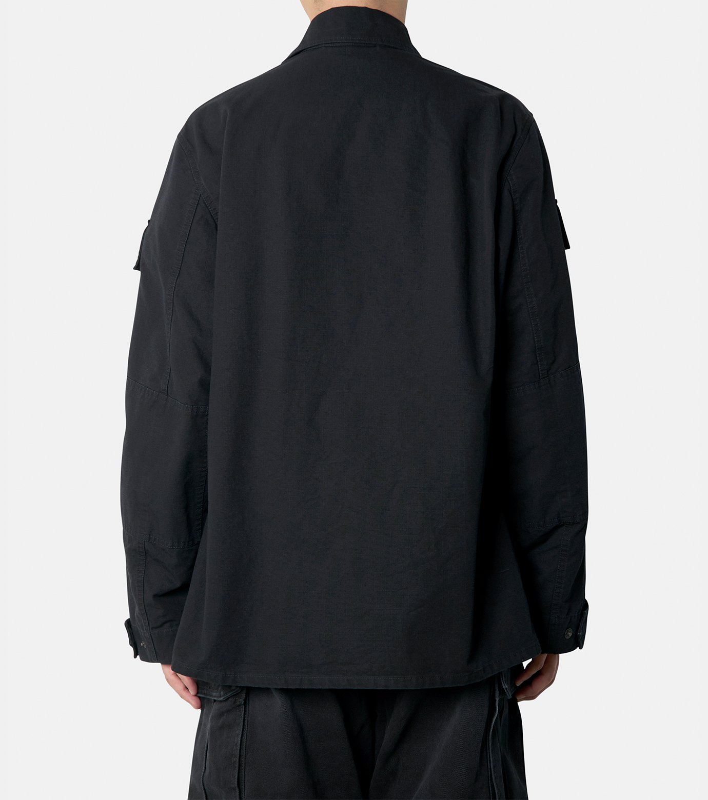 バレンシアガ - BALENCIAGA | L/S Military Shirt-Charcoal