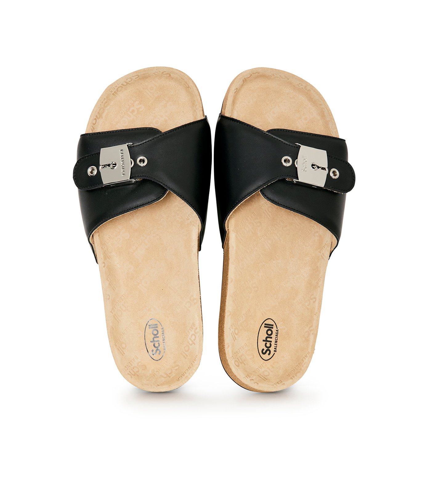 バレンシアガ - BALENCIAGA | SCHOLL SANDAL FLAT-Black-41の