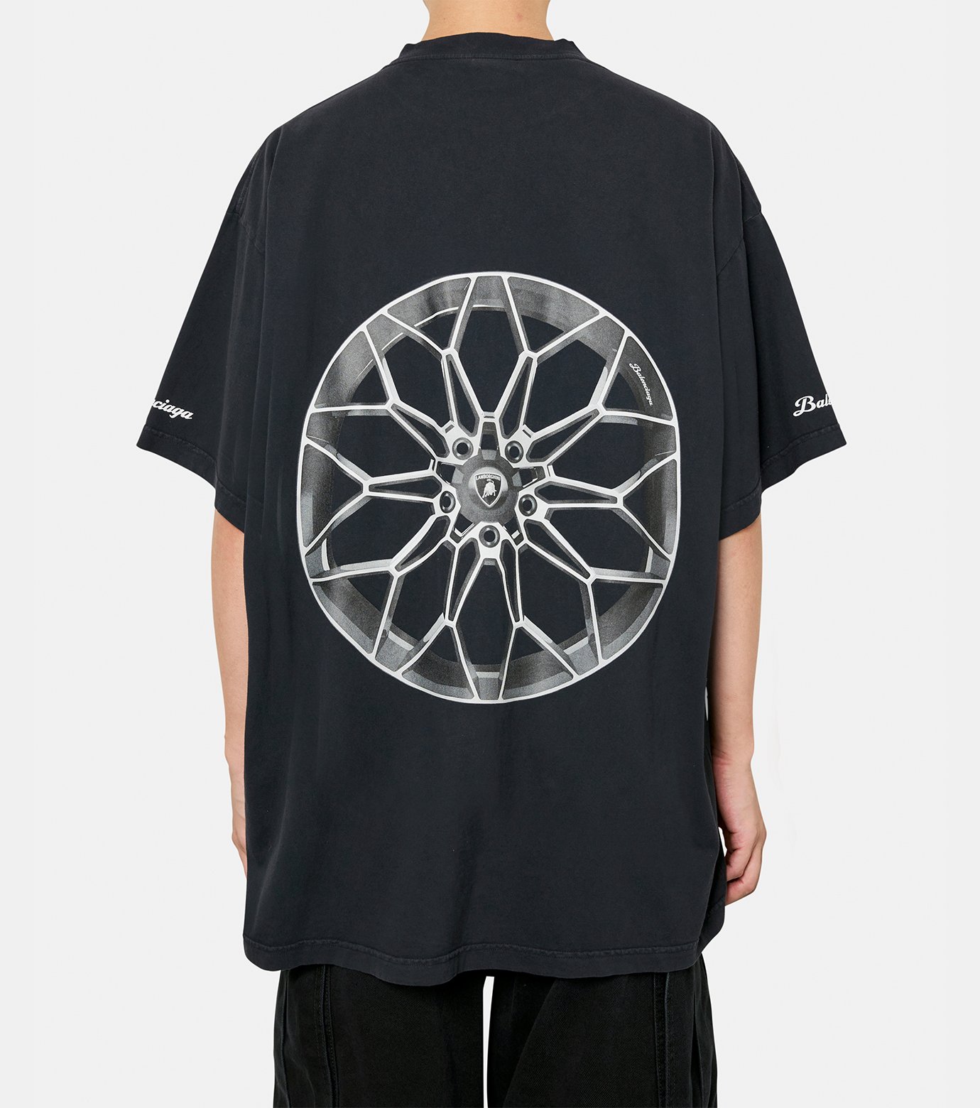 Tシャツ・カットソー BALENCIAGA FW25 White poplin shirt (830980TRM28 9000) Tシャツ・カットソー BALENCIAGA FW25 White poplin shirt