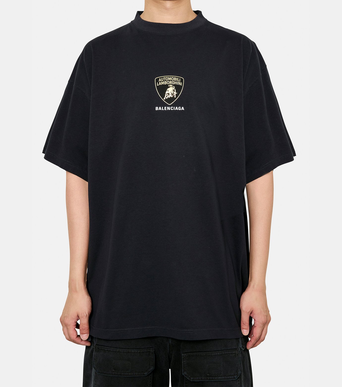 バレンシアガ - BALENCIAGA | Oversized T-Shirt-Black-4の通販