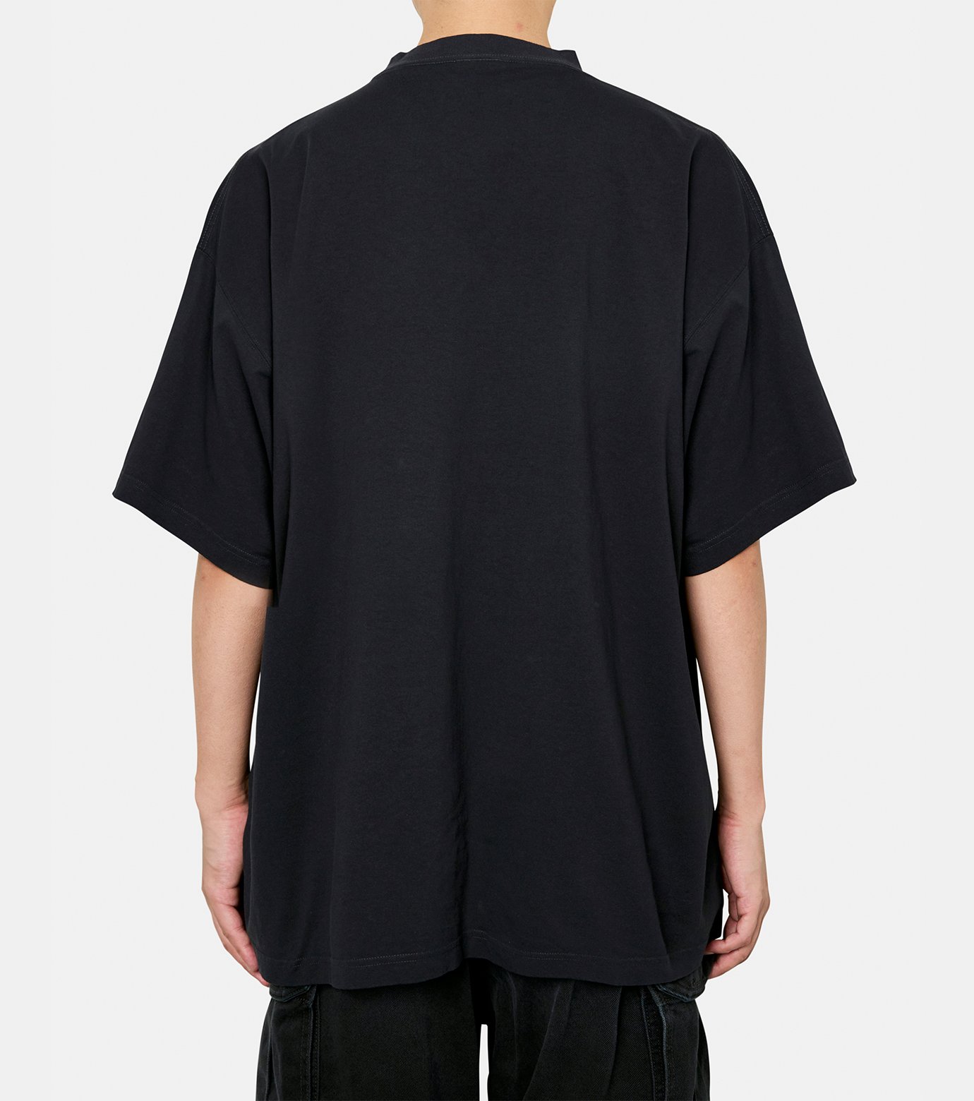 Tシャツ・カットソー BALENCIAGA Black poplin oversize shirt (831657TRM28 1000) p25_balenciaga_p25-balenciaga-