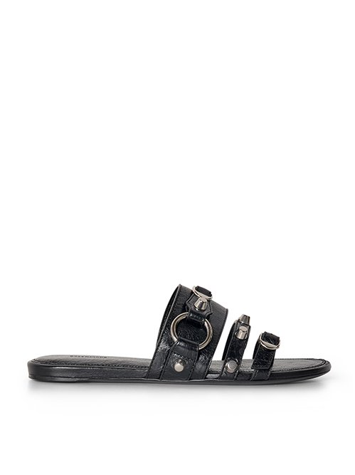 サンダル・ミュール BALENCIAGA SS25 CITY SANDAL L005 (834692WAD4Y 1080) バレンシアガ - BALENCIAGA | Arena City Sandals-Black-36の